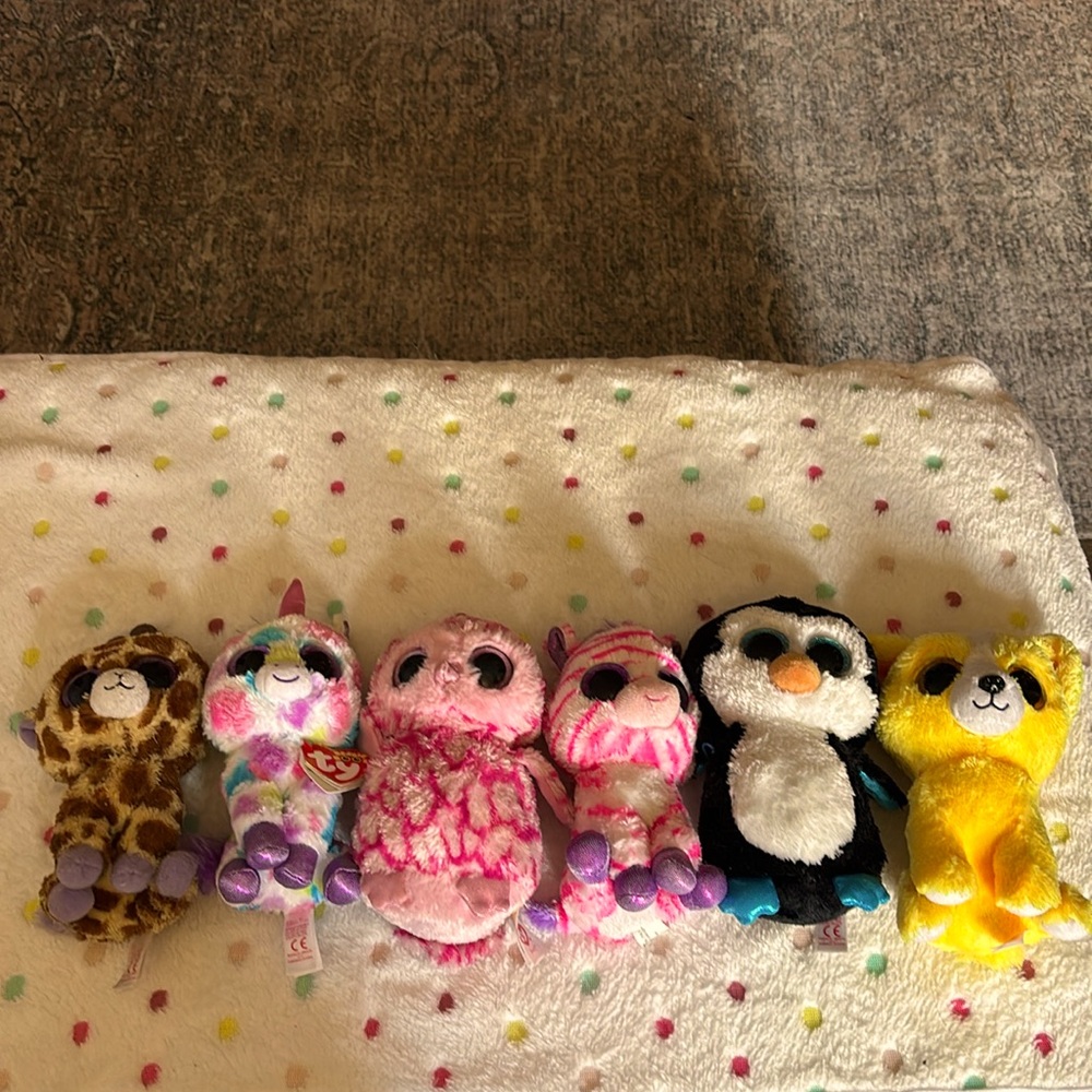 Ty Beanie Boos Plush Toy Set